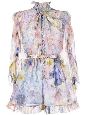 

Allover floral-print dress, ZIMMERMANN Allover floral-print dress