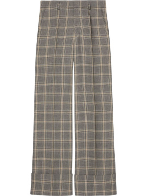

Prince of Wales check tailored trousers, Gucci Prince of Wales check tailored trousers