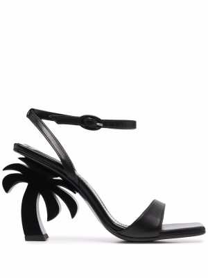 

Sculpted-heel open-toe sandals, Palm Angels Sculpted-heel open-toe sandals