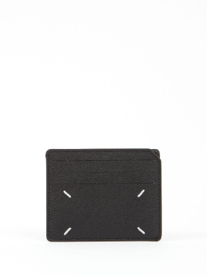 

Four-stitch leather cardholder, Maison Margiela Four-stitch leather cardholder