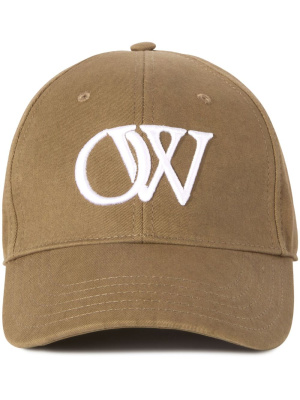 

OW-embroidered cap, Off-White OW-embroidered cap