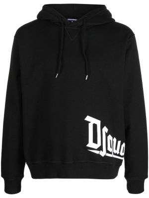 

Logo-print cotton hoodie, Dsquared2 Logo-print cotton hoodie