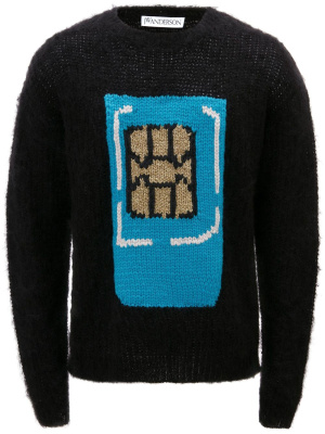 

Sim Card crew-neck jumper, JW Anderson Sim Card crew-neck jumper