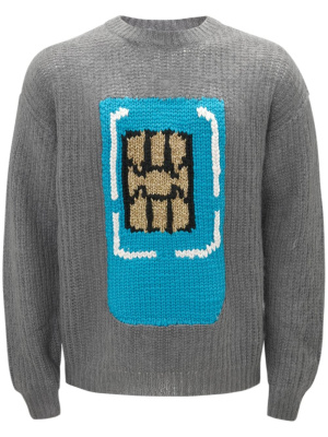 

Sim Card intarsia jumper, JW Anderson Sim Card intarsia jumper