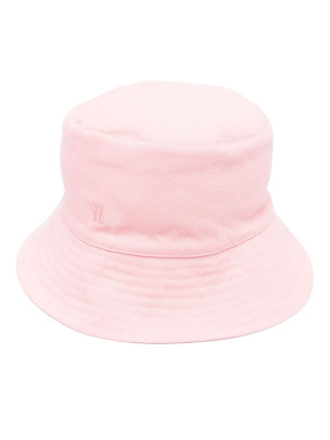 

Logo-embroidered bucket hat, Nanushka Logo-embroidered bucket hat