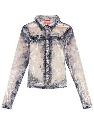 

T-Marz trompe l'oeil-print shirt, Diesel T-Marz trompe l'oeil-print shirt