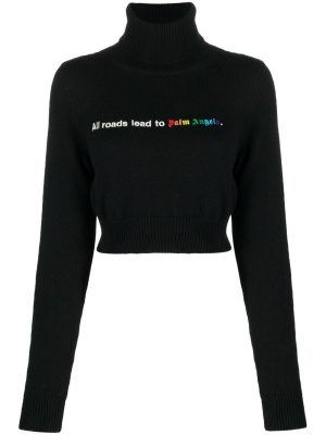 

All Roads cropped jumper, Palm Angels All Roads cropped jumper