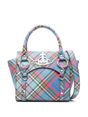 

Betty tartan-check tote bag, Vivienne Westwood Betty tartan-check tote bag