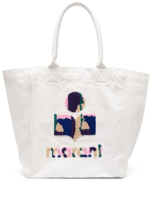 

Yenky bouclé-logo tote bag, ISABEL MARANT Yenky bouclé-logo tote bag