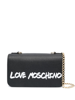 

Logo-print shoulder bag, Love Moschino Logo-print shoulder bag