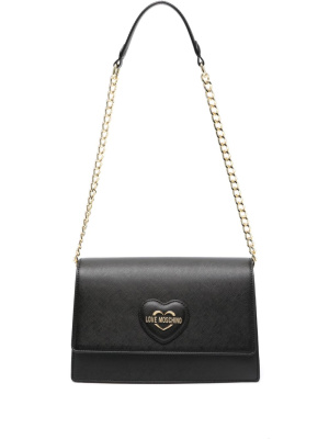 

Logo-lettering shoulder bag, Love Moschino Logo-lettering shoulder bag