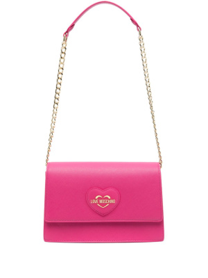 

Logo-lettering shoulder bag, Love Moschino Logo-lettering shoulder bag