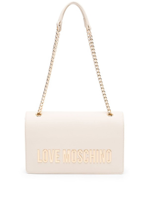 

Logo-lettering shoulder bag, Love Moschino Logo-lettering shoulder bag