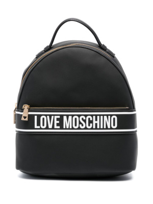 

Logo-print zip-up backpack, Love Moschino Logo-print zip-up backpack
