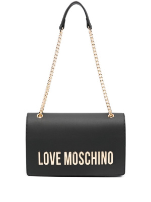 

Logo-lettering shoulder bag, Love Moschino Logo-lettering shoulder bag