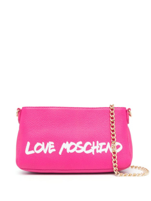 

Logo-print shoulder bag, Love Moschino Logo-print shoulder bag