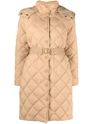 

Diamond-quilted coat, TWINSET Diamond-quilted coat