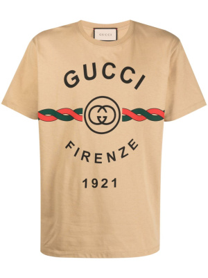 

Interlocking G Torchon cotton T-shirt, Gucci Interlocking G Torchon cotton T-shirt