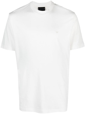 

Logo-print crew-neck T-shirt, Emporio Armani Logo-print crew-neck T-shirt