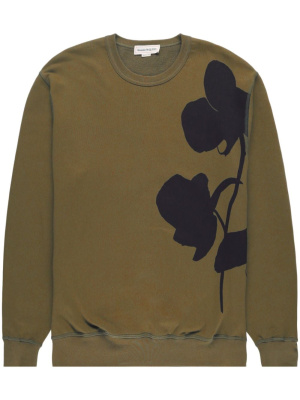 

Graphic-print cotton sweatshirt, Alexander McQueen Graphic-print cotton sweatshirt