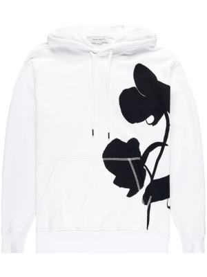 

Graphic-print cotton hoodie, Alexander McQueen Graphic-print cotton hoodie