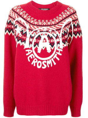 

Aerosmith intarsia wool jumper, Junya Watanabe Aerosmith intarsia wool jumper