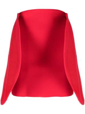 

Circular 3D-detailing ribbed miniskirt, Victoria Beckham Circular 3D-detailing ribbed miniskirt