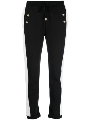 

Stripe-detail drawstring-waist track pants, LIU JO Stripe-detail drawstring-waist track pants