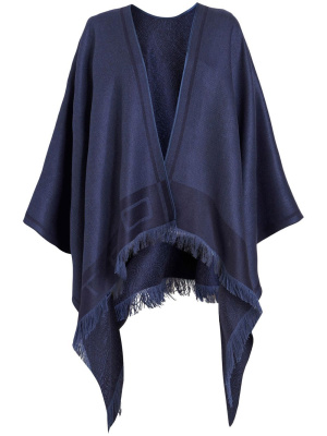 

Logo-print cape jacket, ETRO Logo-print cape jacket