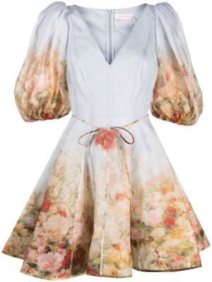 

Luminosity Flip floral-print minidress, ZIMMERMANN Luminosity Flip floral-print minidress