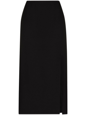 

Front-slit midi skirt, Valentino Garavani Front-slit midi skirt