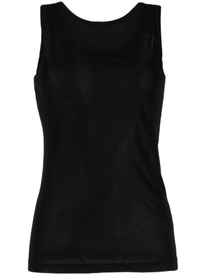 

U-neck cotton tank top, Yohji Yamamoto U-neck cotton tank top