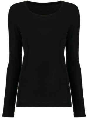 

Long-sleeve cotton T-shirt, Yohji Yamamoto Long-sleeve cotton T-shirt
