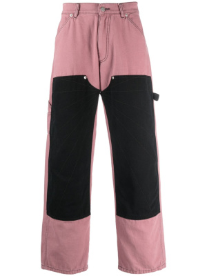

Mid-rise panelled cotton trousers, PACCBET Mid-rise panelled cotton trousers