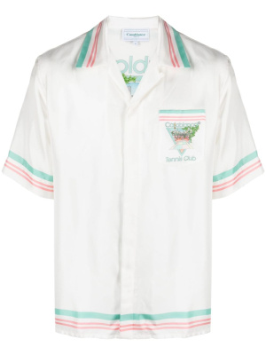 

Tennis Club Icon silk shirt, Casablanca Tennis Club Icon silk shirt