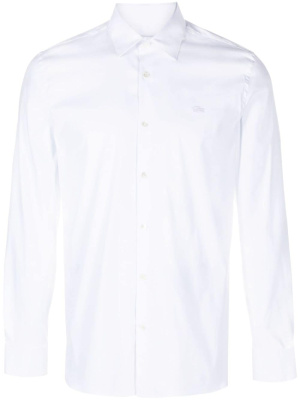 

Logo-patch cotton blend shirt, Lacoste Logo-patch cotton blend shirt
