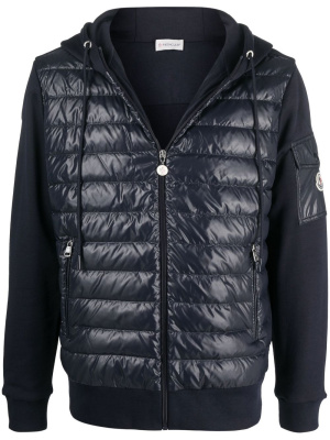 

Logo-patch zip-fastening hoodie, Moncler Logo-patch zip-fastening hoodie