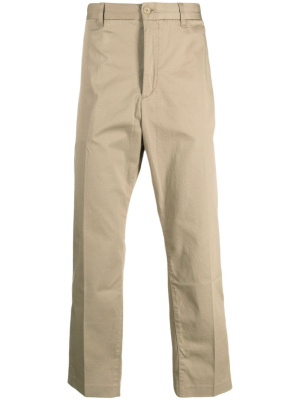 

Logo-patch straight-leg trousers, Lacoste Logo-patch straight-leg trousers