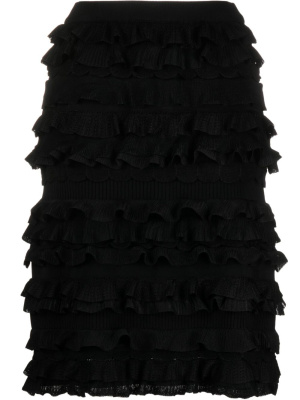 

Baroque-pattern pencil skirt, Moschino Baroque-pattern pencil skirt