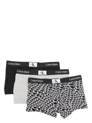

Monogram-pattern stretch-cotton briefs, Calvin Klein Monogram-pattern stretch-cotton briefs
