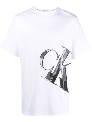 

Logo-print cotton T-shirt, Calvin Klein Jeans Logo-print cotton T-shirt