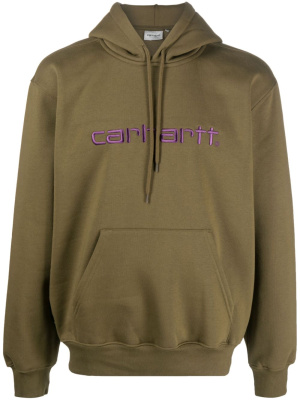 

Logo-embroidered jersey hoodie, Carhartt WIP Logo-embroidered jersey hoodie