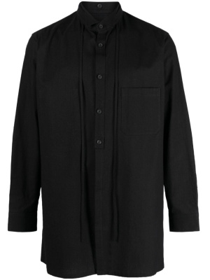

Spread-collar cotton shirt, Yohji Yamamoto Spread-collar cotton shirt