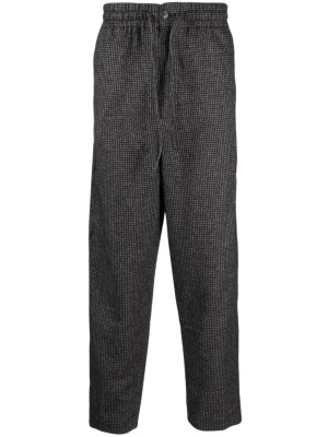 

Logo-patch check-pattern tapered trousers, Kenzo Logo-patch check-pattern tapered trousers