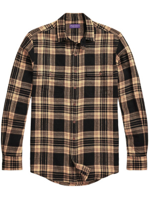 

Tartan two-pocket shirt, Ralph Lauren Purple Label Tartan two-pocket shirt