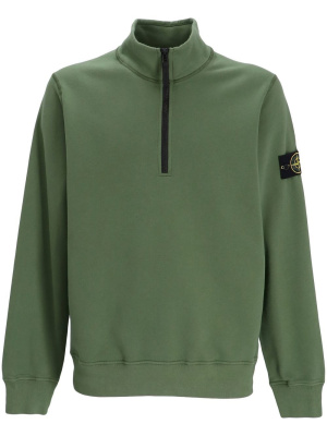 

Compass-patch half-zip sweatshirt, Stone Island Compass-patch half-zip sweatshirt