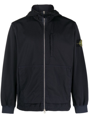 

Compass-patch hooded jacket, Stone Island Compass-patch hooded jacket