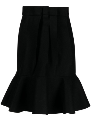 

Pleated wool high-waisted skirt, Sacai Pleated wool high-waisted skirt