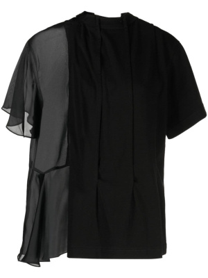 

Asymmetric-design cotton top, Sacai Asymmetric-design cotton top