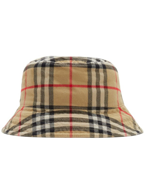 

Vintage Check cotton bucket hat, Burberry Vintage Check cotton bucket hat